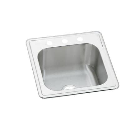 Elkay Celebrity Stainless Steel 20 X 20 X 10-1/8 Single Bowl Top Mount Laundry Sink ESE202010OS4